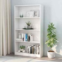 4-Tier Book Cabinet Storage Stand Rack Shelf Organizer Bookc