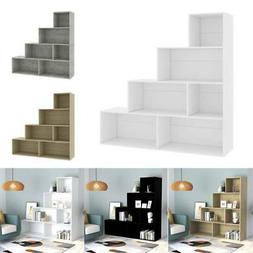 4 Tier Bookcase Cube Book Cabinet Corner Shelf Room Divider 