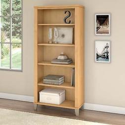 Copper Grove Busiek 5-shelf Bookcase - 29.57"L x 12.81"W x