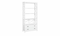 Country - Bookcase, Shelf with 4 fields and 2 drawers