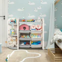 Kids Furniture Toy and Bookcase Storage Shelf Organizer w/ 3
