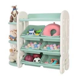 Kids Furniture Toy and Bookcase Storage Shelf Organizer w/ 3