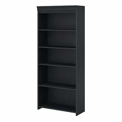 Copper Grove Daintree 5-shelf Bookcase in Antique Black - Bl