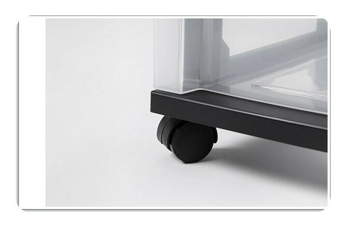 IRIS USA, 6-Drawer Cart Organizer Black, new