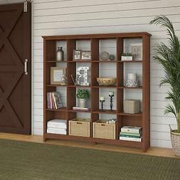 Copper Grove Plovdiv 16-cube Bookcase in Cherry Cherry