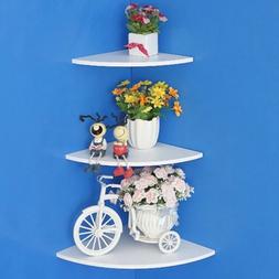 Wall Shelf 3 Size Corner Shelves Kits Wall Amount Storage Ra