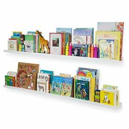 Wallniture DENVER Floating Shelves Wall Bookshelf and Nurser